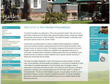Tablet Screenshot of hardenfoundation.org